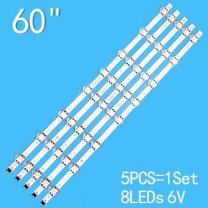 LED 백라이트 스트립, LG 60UN71006LB 60UM71007LB 60UM7100PLB 60UM7100PLB 60UM6950DUB 60UM6900DUB LGIT_Y19_60UM71 E EAV64732901 mm, 세트당 5 개