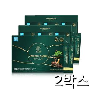 [동의삼] 천녹용홍삼침향 진액스틱 30포 2개 + 쇼핑백 선물 침향 녹용 홍삼 건강식품