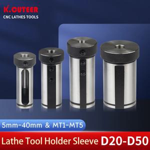 CNC 내부 구멍 커터 나이프 커버, CNC 선반 부싱, 내부 구멍 아버, D20, D25, D32, D40, D50, 5-32mm, MT1-MT5 테이퍼 섕크 감소