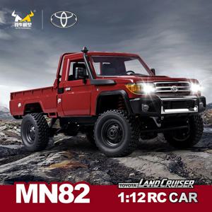 1:12 레트로 풀 체중계 시뮬레이션 RC카, Mn82 모델, Lc79 RTR 2.4G 4WD 280 모터, 리모컨 픽업 트럭 장난감, 어린이 선물