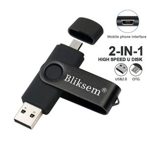 Bliksem OTG 플래시 드라이브 32GB 64GB 고속 USB2.0 PC 휴대 전화 USB 금속 미니 펜 드라이브 32GB USB 플래시 드라이브 64GB