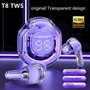 T8 Tws 블루투스 이어버드, LED 디지털 디스플레이, Hifi Enc Bt 5.3 무선 인이어 이어폰, 샤오미 화웨이 아이폰 헤드폰용