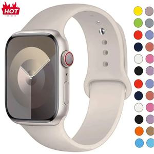 애플 워치 스트랩용 실리콘 밴드, 스포츠 팔찌, iwatch 시리즈 8, 7, 6, 5, 4, 3, SE 9, 울트라 2, 49mm, 44mm, 45mm, 40mm, 41mm, 42-38mm, 45mm