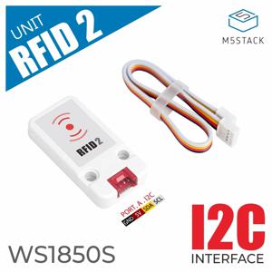 M5Stack 공식 미니 RFID 리더/라이터 2 유닛 (WS1850S)