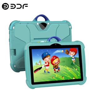 어린이 교육용 게임 태블릿 PC, 쿼드 코어, 4GB RAM, 64GB ROM, 듀얼 카메라, 어린이 선물, 7 인치 만화, 신제품