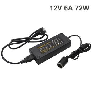 자동차 전원 어댑터 담배 라이터 컨버터 전원 변환, AC to DC 110V/ 220V to 12V 6A 전원 어댑터 공급 라이터