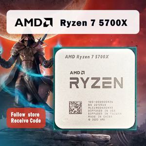 AMD Ryzen 7 5700X R7 5700X 3.4GHz 8 코어 16 스레드 PCIE4.0 65W CPU 프로세서, 7NM L3 = 32M 100-000000926 LGA AM4, 선풍기 없음