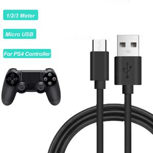 안드로이드 휴대폰용 고속 충전 마이크로 USB 케이블, Xbox One /PS4 컨트롤러 액세서리 전원 케이블, 2A, 1M, 2M, 3M