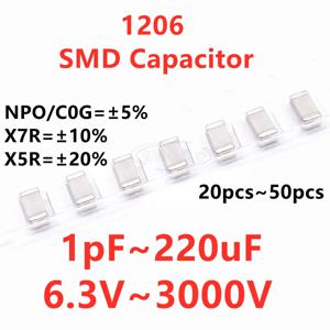 SMD 커패시터 1PF 2.2PF 3.3PF 4.7PF6.8PF10PF220PF330PF470PF680PF1NF2.2NF4.7NF10NF100NF0.1UF1UF2.2UF4.7UF10UF22UF100UF220UF 103 6.3V 10V 16V 25V 35 V 50V 63V 100V 250V 500V 630V 1000V 2KV 3KV