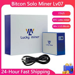 Btc 복권 행운의 솔로 채굴기, LV07 1TBH/S BTC BCH BSV DGB SHA256 BM1366 기계, asic 마이닝 암호화 채굴기