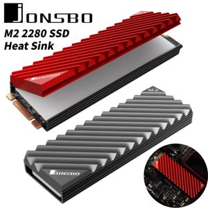 Jonsbo SSD NVMe 방열판 M2 2280 솔리드 스테이트 하드 디스크 알루미늄 방열판 개스킷, 실리콘 열 패드 PC 액세서리, M.2