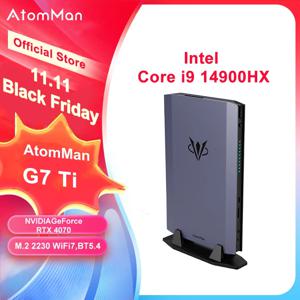 AtomMan 게임용 미니 PC, 인텔 i9-14900HX AI 그래픽 데스크탑 컴퓨터, 듀얼 DDR5, 최대 96GB, HDMI2.1, 와이파이 7, 윈도우 11, G7 Ti