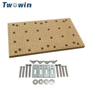 TOWWIN 작업대 보호 보드, M6 구멍이 있는 MDF 스포일보드, CNC 3018 MAX, 3018 Pro, 3020 Plus 조각 기계용 액세서리