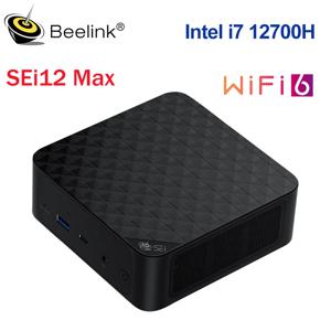 Beelink Sei12 Max 인텔 i7 12700H 데스크탑 컴퓨터, 10C, 16T, 최대 4.7GHz, 32GB DDR4, 500GB, M.2 NVMe SSD, 최대 54W VS Sei12 1260P