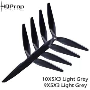 HQProp HQ Macroquad Prop RC FPV 드론용 블랙 카본 강화 나일론 프로펠러, 10X5X3, 9X5X3, 1050/9050, 10 인치, 9 인치, 3 블레이드