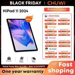 2024 CHUWI 태블릿, HiPad 11 태블릿, 안드로이드 14, 10.95 인치 FHD, 128GB ROM, 6GB RAM 태블릿, 7000MAH 배터리, 2.4G, 5G 와이파이 태블릿, 아이패드 PC