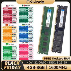 캐스퍼 PC 컴퓨터 메모리, DDR3 8GB 1600MHz 메모리 모듈, PC RAM, 데스크탑 사무실 작업 디자이너 소프트웨어, 빠른 게임 (녹색)