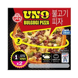 오뚜기 UNO 불고기피자(180g X 2개입) 360g