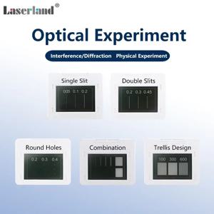 광학 물리적 실험 싱글 슬릿, 더블 슬릿, 간섭 격자 시트, 광학 요소