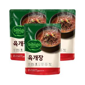 비비고 육개장 500g x3개