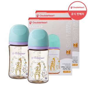 3세대 240ml 트윈팩 1+1 (PPSU 젖병4개/노꼭지)