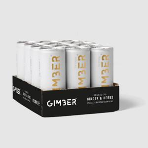 GIMBER 유럽프리미엄 유기농 진저 생강 스파클링 음료(250ml*12)