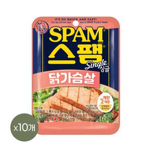 스팸 싱글 닭가슴살 80g x10개