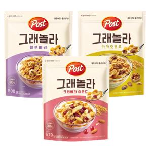 그래놀라 크랜베리 570g+카카오호두 510g+블루베리 500g+기프트