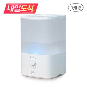 [내일도착] REINA 4L 복합식 가습기 RH-4524 LED 무드등 상부급수식