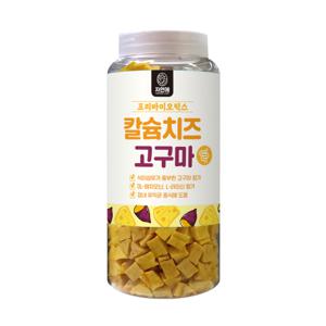 강아지 간식 프리바이오틱스 칼슘치즈&고구마 450g