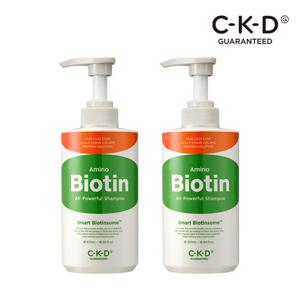 CKD 아미노비오틴 올 파워풀 샴푸 500ml x 2