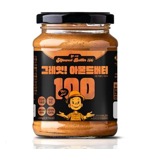 무첨가 100%아몬드 그레잇 아몬드버터 435g 1병 대용량 / 더 신선 프레시오더 하이올레익