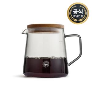 카페드코나 월넛 커피서버 360ml 600ml (투명,블랙)