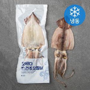 오바다 국내산 반건조오징어 특대 3미 (냉동), 520g, 1개