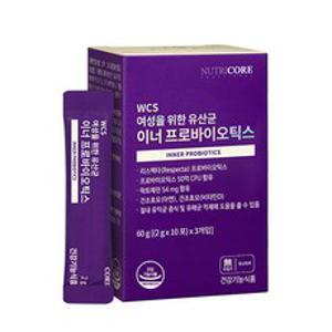 뉴트리코어 여성을 위한 유산균 이너 프로바이오틱스, 1개, 60g