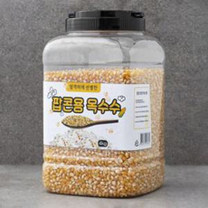 엄격하게 선별한 팝콘용 옥수수, 1통, 4kg