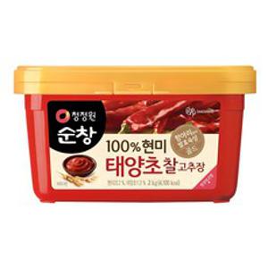 청정원순창 100% 현미 태양초 찰고추장, 2kg, 1개