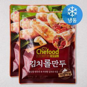 쉐푸드 김치롤만두 (냉동), 330g, 2개