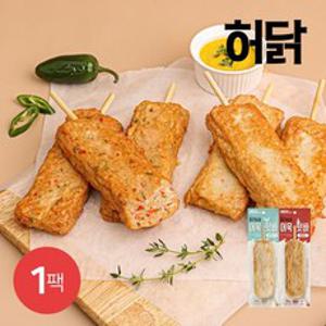 [허닭] 닭가슴살 어묵 핫바 70g 2종 1팩, 1개