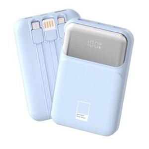 팬톤 PD 22.5W 초고속충전 대용량 케이블 일체형 미러 보조배터리 10000mAh PGB-20, Ocean Breeze