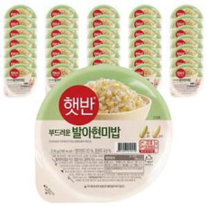 햇반 발아현미밥, 210g, 36개, 210g