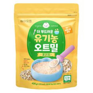 헤이오트 더 부드러운 유기농 포리지 오트밀 + 계량스푼 세트, 420g, 1개