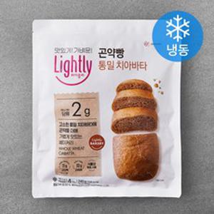 라이틀리 곤약빵 통밀 치아바타 4개입 (냉동), 240g, 1개