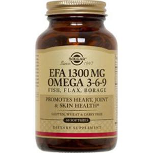 솔가 EFA 1300mg 오메가 3-6-9 소프트젤, 60정, 1개