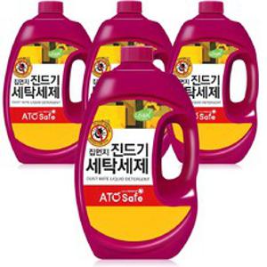 아토세이프 드럼겸용 집먼지진드기 세탁세제 본품, 2.5L, 4개