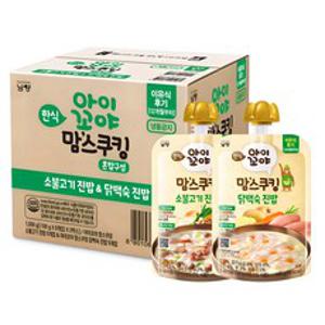 아이꼬야 유아용 맘스쿠킹 이유식 12개월부터 소불고기 진밥 5p + 닭백숙 진밥 5p 세트, 소불고기, 닭백숙, 1세트