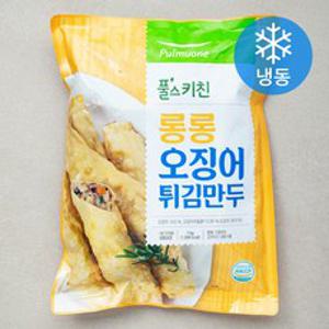 풀무원 풀스키친 롱롱 오징어 튀김만두 (냉동), 1kg, 1개