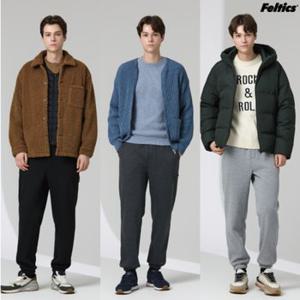 ((펠틱스)) 24FW 남성 장기모 보아퍼 조거 팬츠 3종