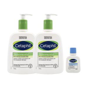 [Cetaphil] 세타필 모이스춰 라이징 로션 대용량 473ml 2개+클렌져 29ml