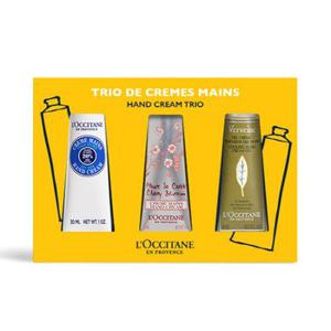 [리뉴얼] [L`Occitane] 록시땅 핸드크림 트리오 세트(시어버터+체리블라썸+버베나)+쇼핑백